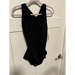 NWT Women's Dolfin One piece Swimsuit Black Size 10